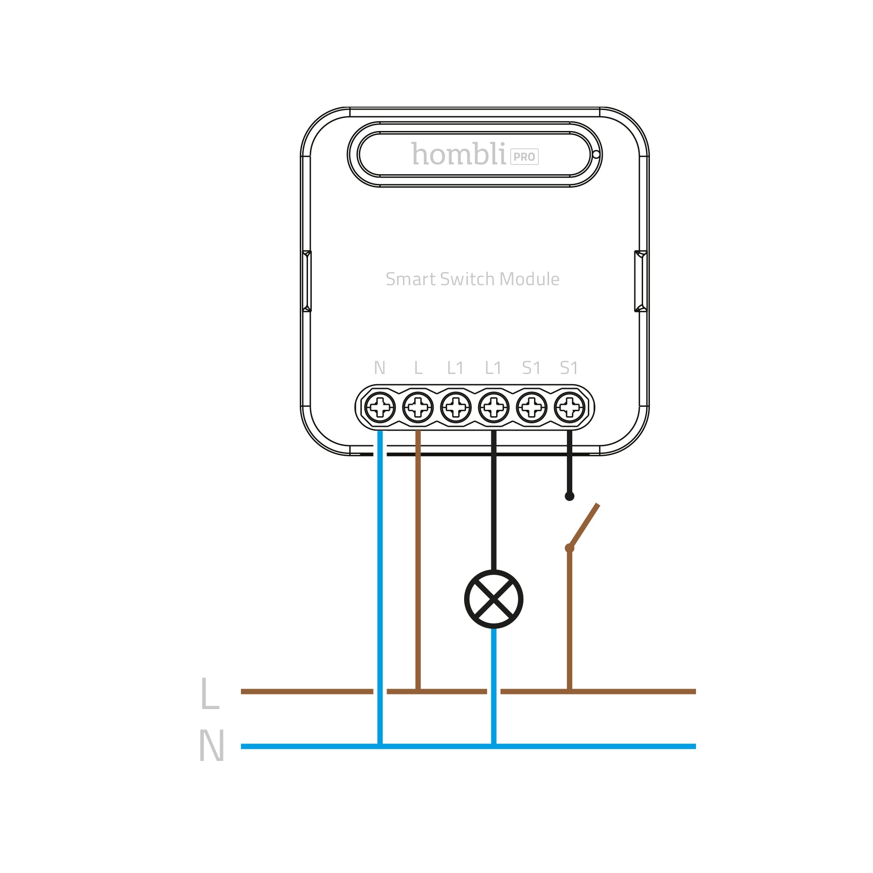 hombli-smart-switch-modul-unterputz-single-wlan-licht image 8