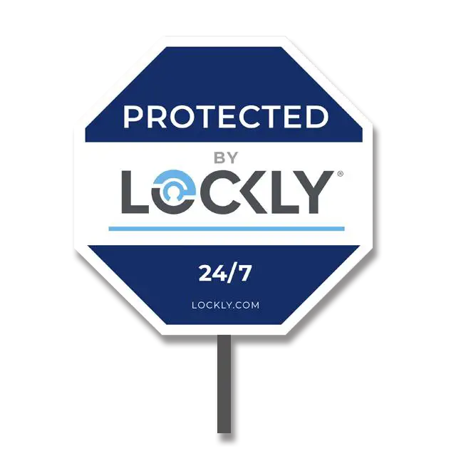 lockly-accessories-warnschild-security-yard-sign-23-cm-wetterfest image 1