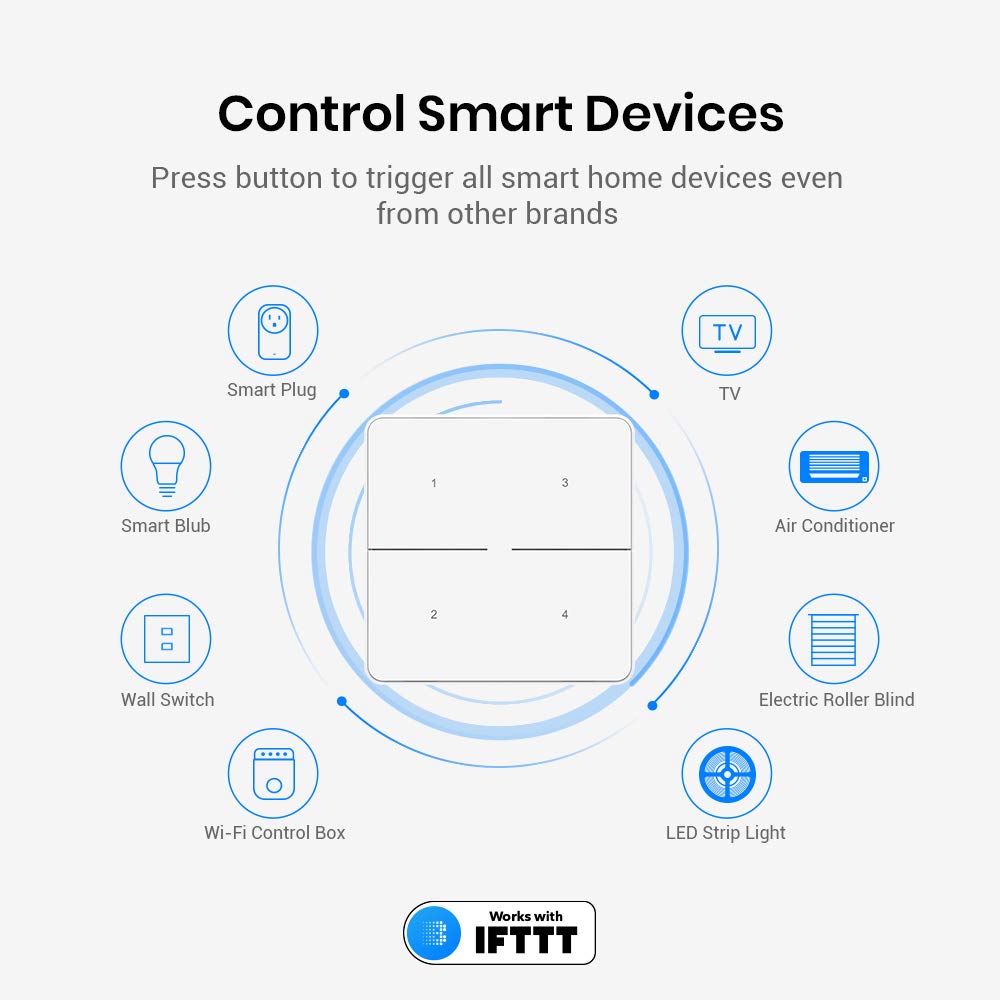 broadlink-smart-light-switch-sr3-funktaster-4-tasten-mit-hub image 2