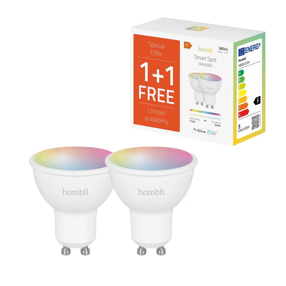 hombli-ambiance-smart-spot-gu10-led-rgb-cct-promo-pack-4-5w image 1