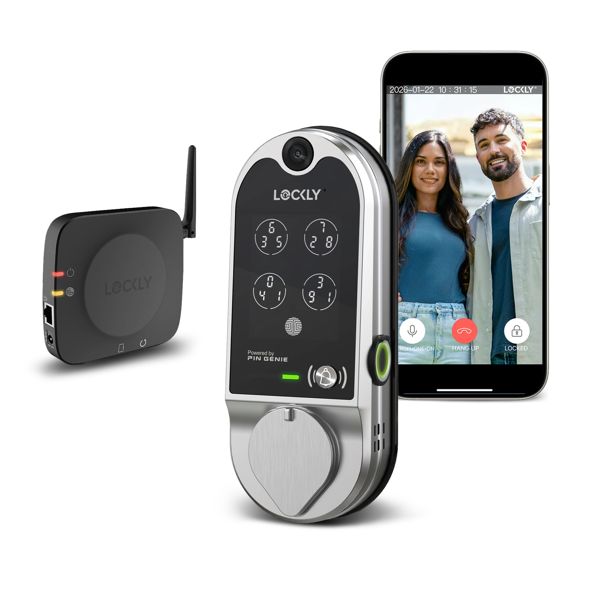 lockly-vision-video-smart-lock-t-rschloss-mit-kamera-bronze image 8