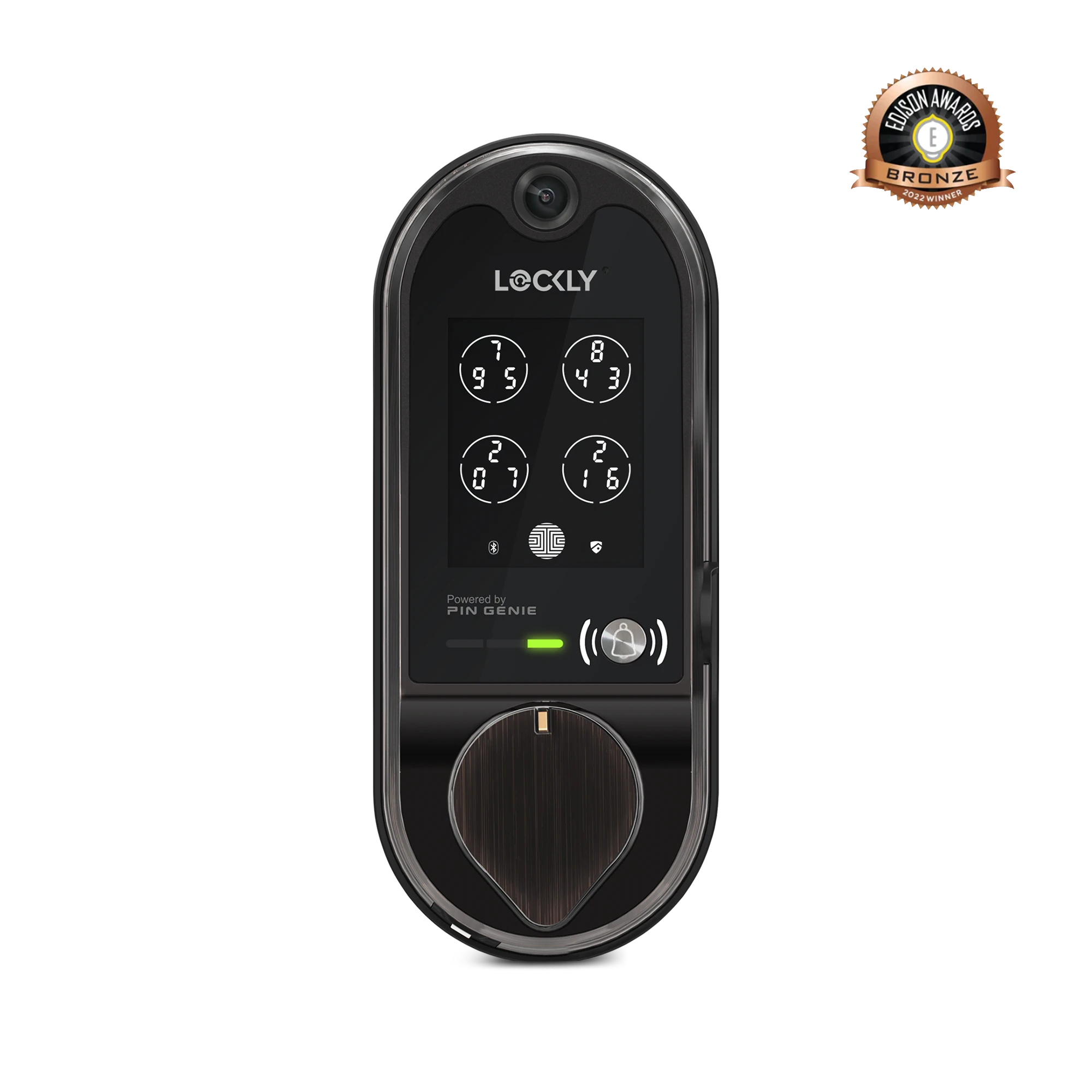 lockly-vision-video-smart-lock-t-rschloss-mit-kamera-bronze image 3