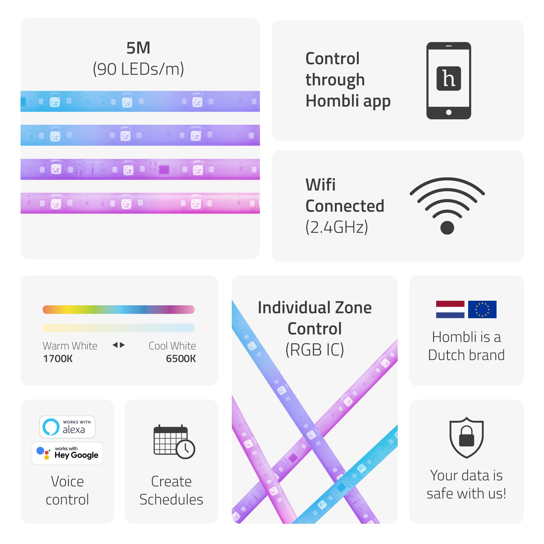 hombli-ambiance-smart-led-strip-2-5m-rgbic-cct-led-streifen-3 image 2