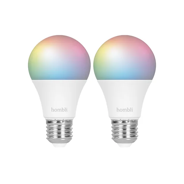 hombli-smart-bulb-e27-rgb-led-lampe-2er-pack-dimmbar image 1