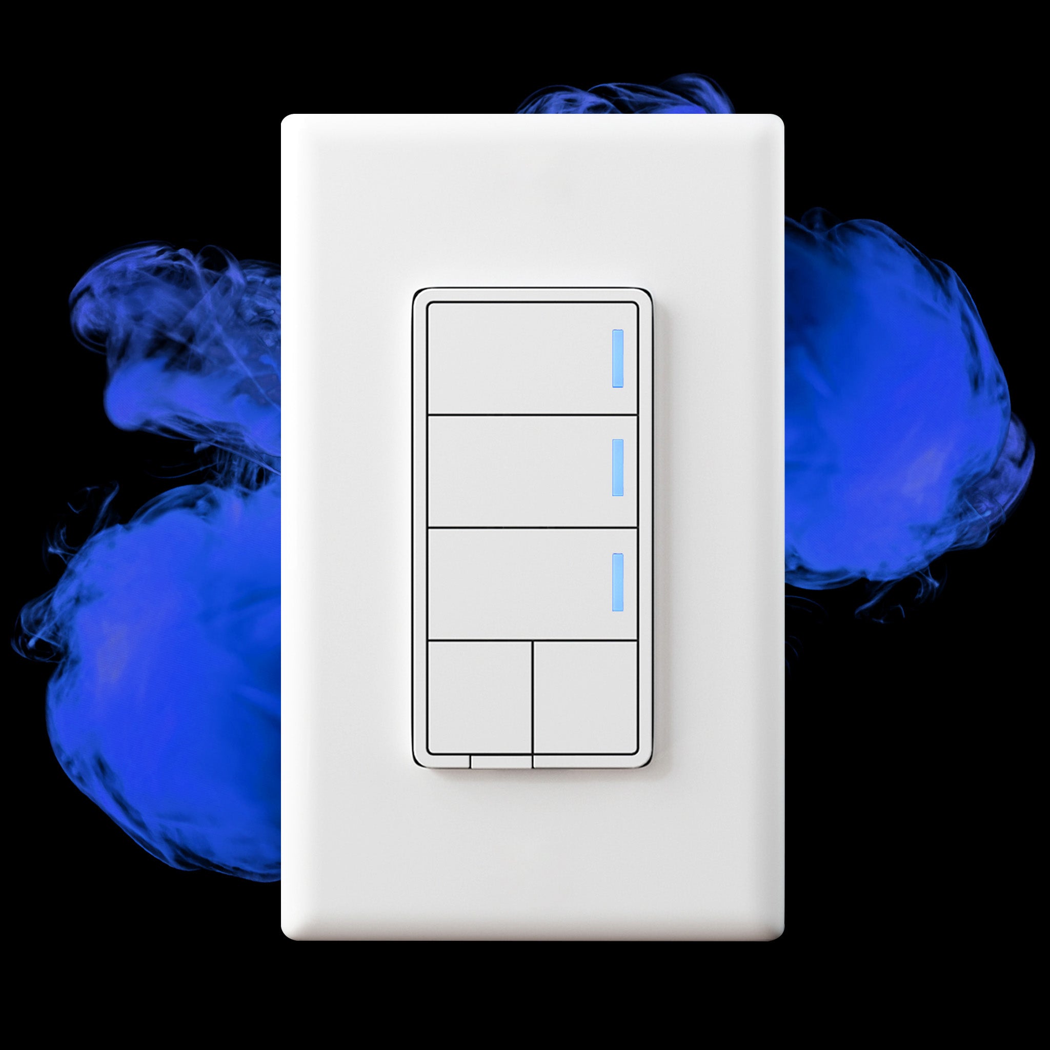 inovelli-blue-series-button-controller-dimmer-schalter-wei-single image 1