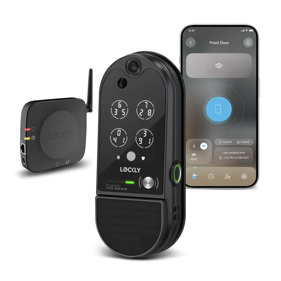 lockly-vision-elite-video-smart-lock-kamera-satin-nickel image 1