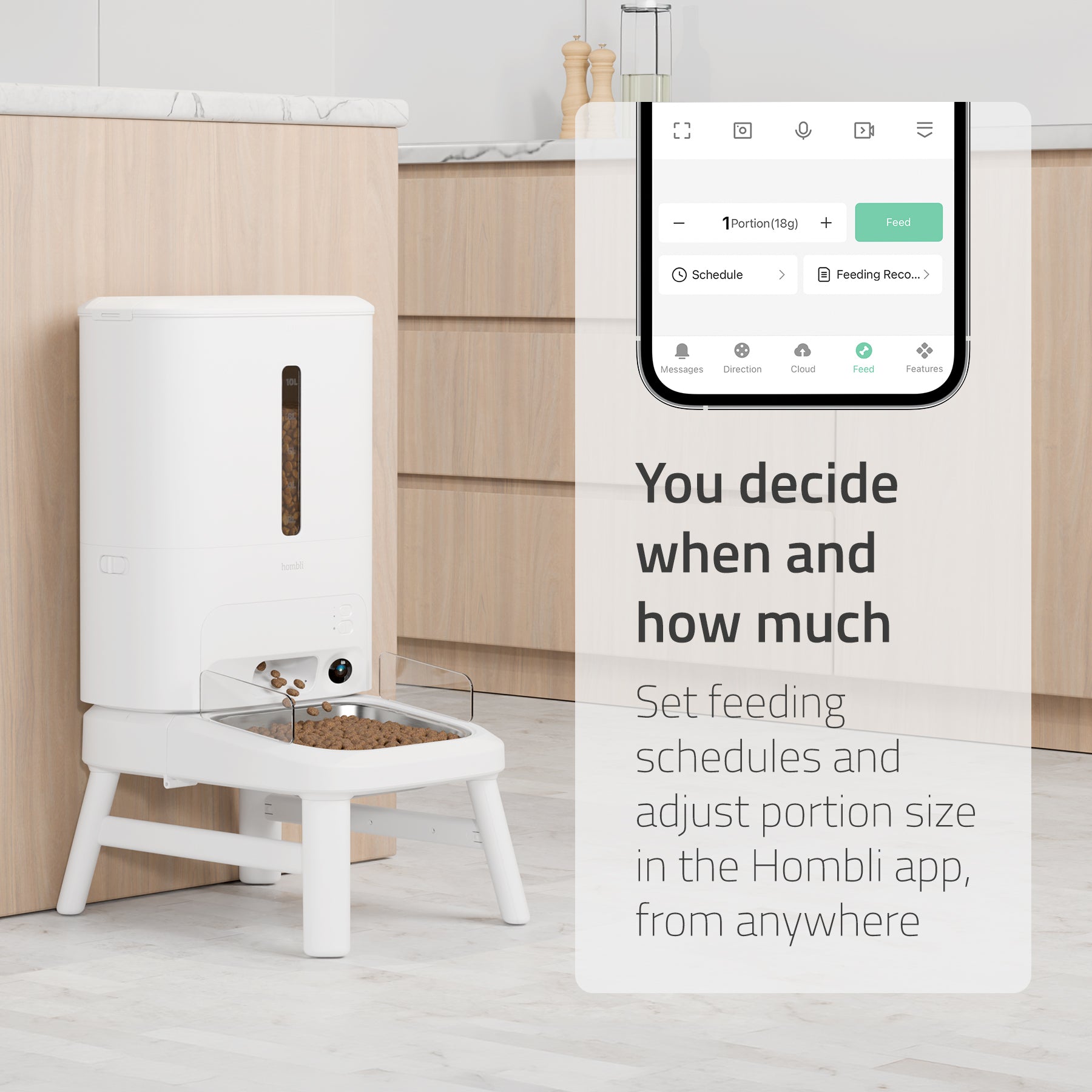 hombli-pet-futterautomat-xl-15l-mit-kamera-wlan image 3