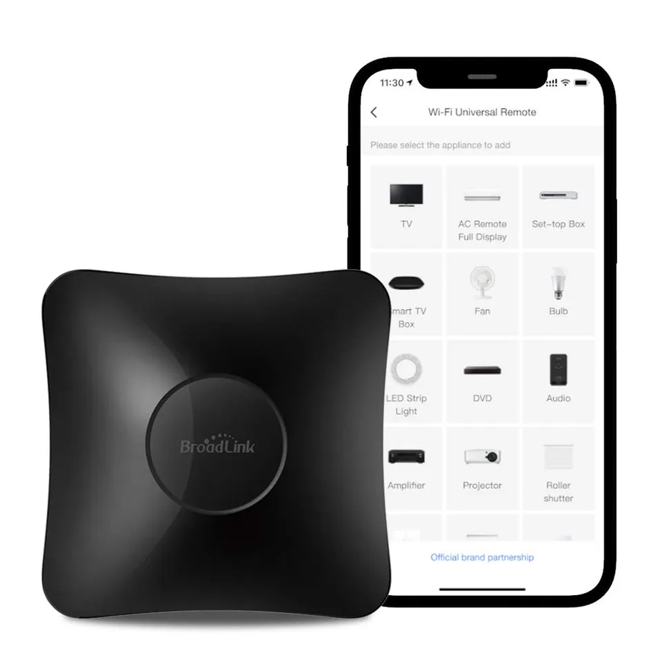 broadlink-universal-remote-rm4-pro-hub-ir-rf-wlan image 1