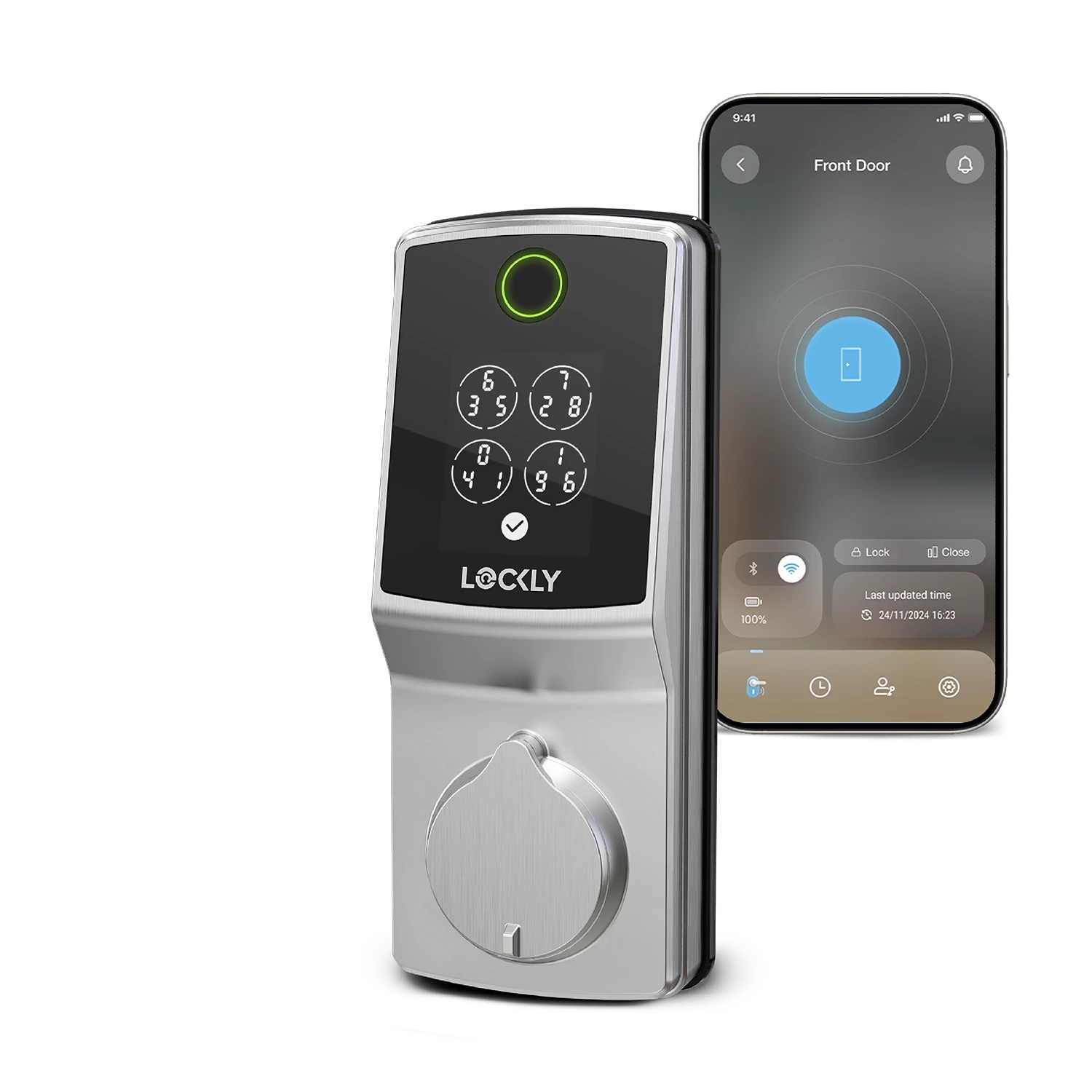 lockly-secure-pro-smart-schloss-wlan-fingerabdruck-deadbolt image 1