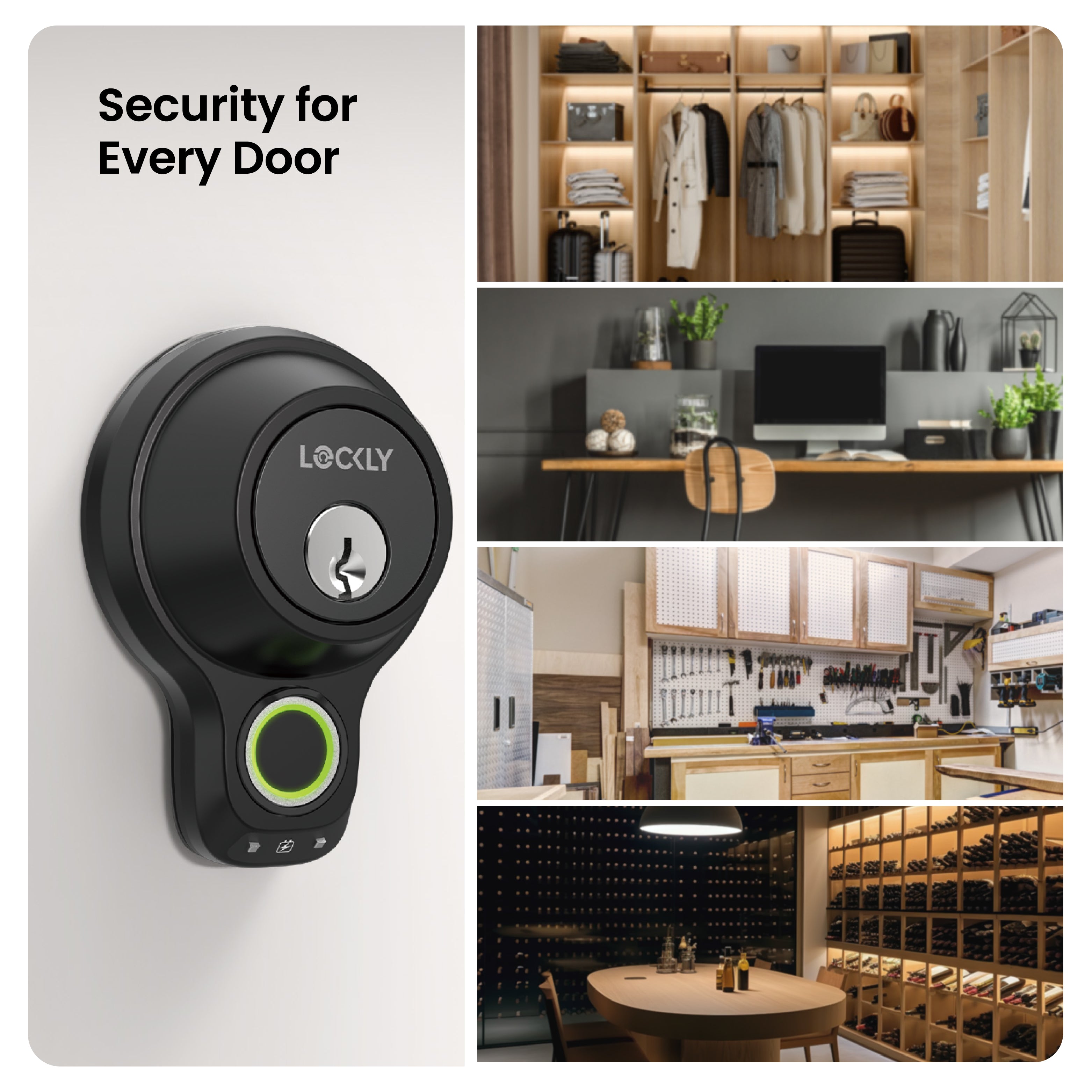 lockly-access-touch-pro-fingerprint-t-rschloss-matte-black image 2