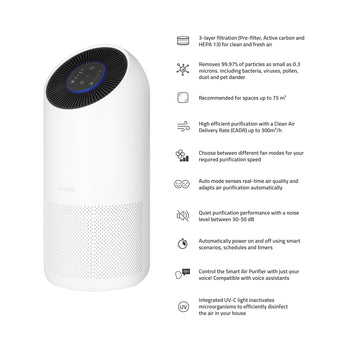 hombli-smart-air-purifier-xl-luftreiniger-hepa-uv-c-75m-2 image 3