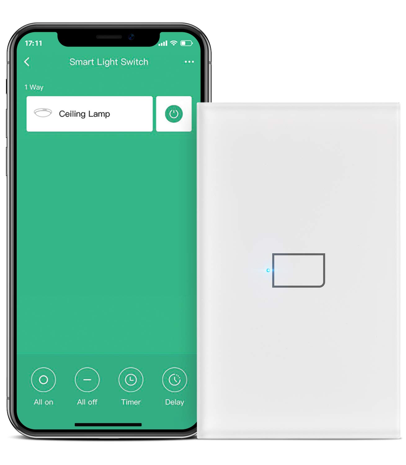 broadlink-smart-light-switch-tc3-lichtschalter-1-fach-ohne-neutralleiter image 1