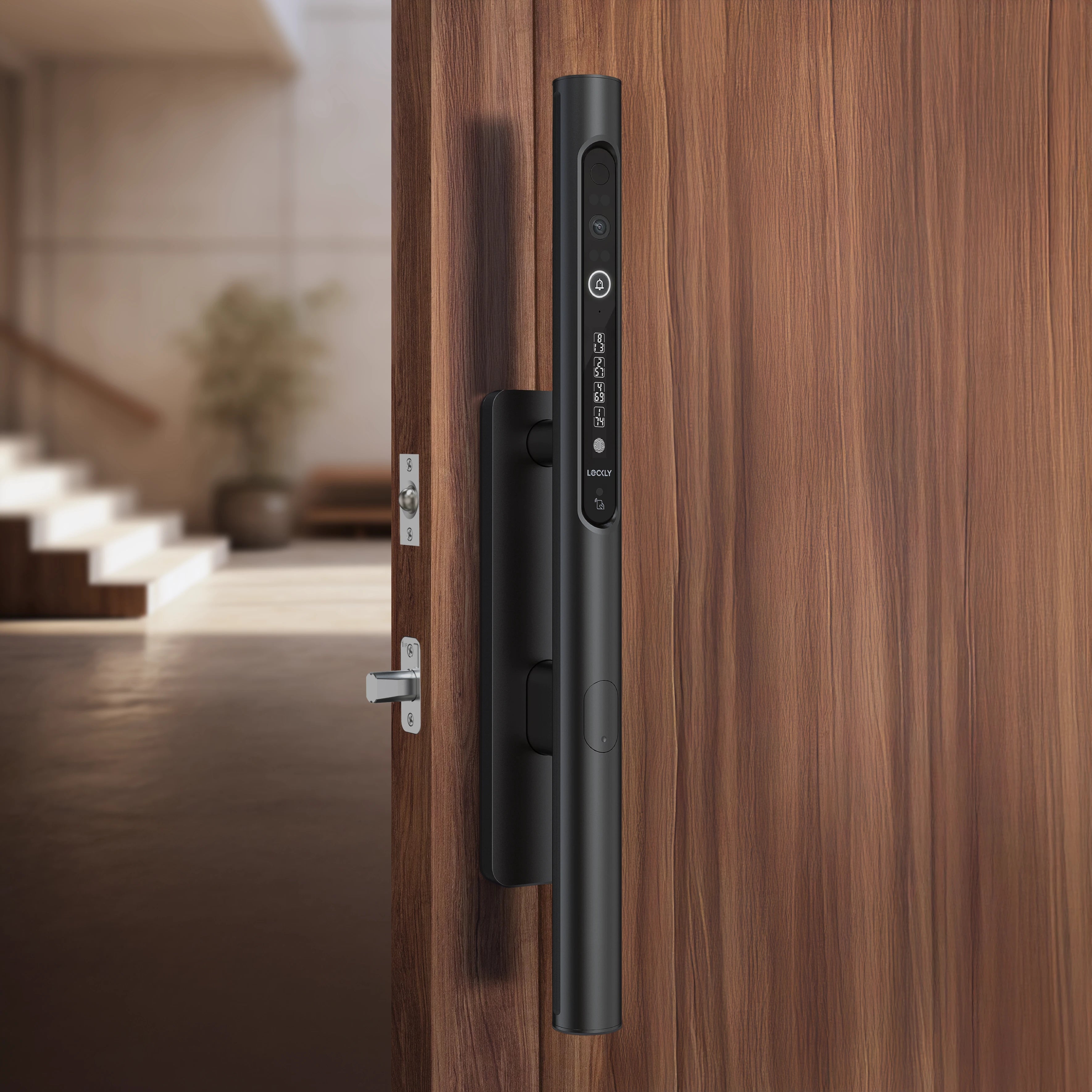 lockly-styla-video-smart-lock-designer-griff-mortise image 2