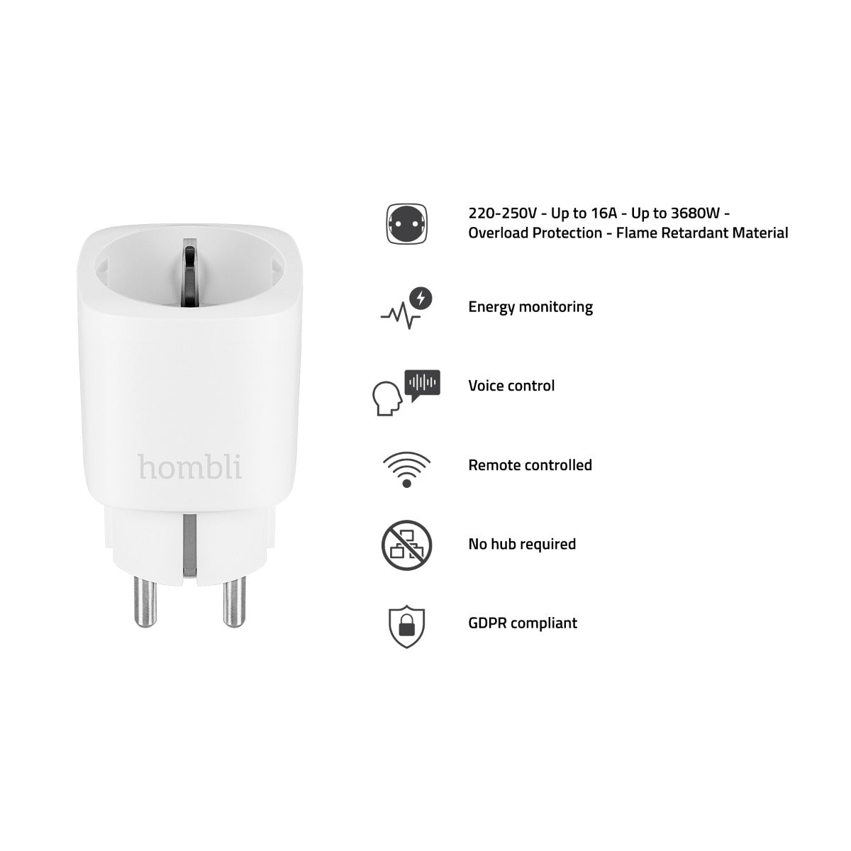hombli-smart-socket-eu-wlan-steckdose-wei-mit-energiemessung image 5
