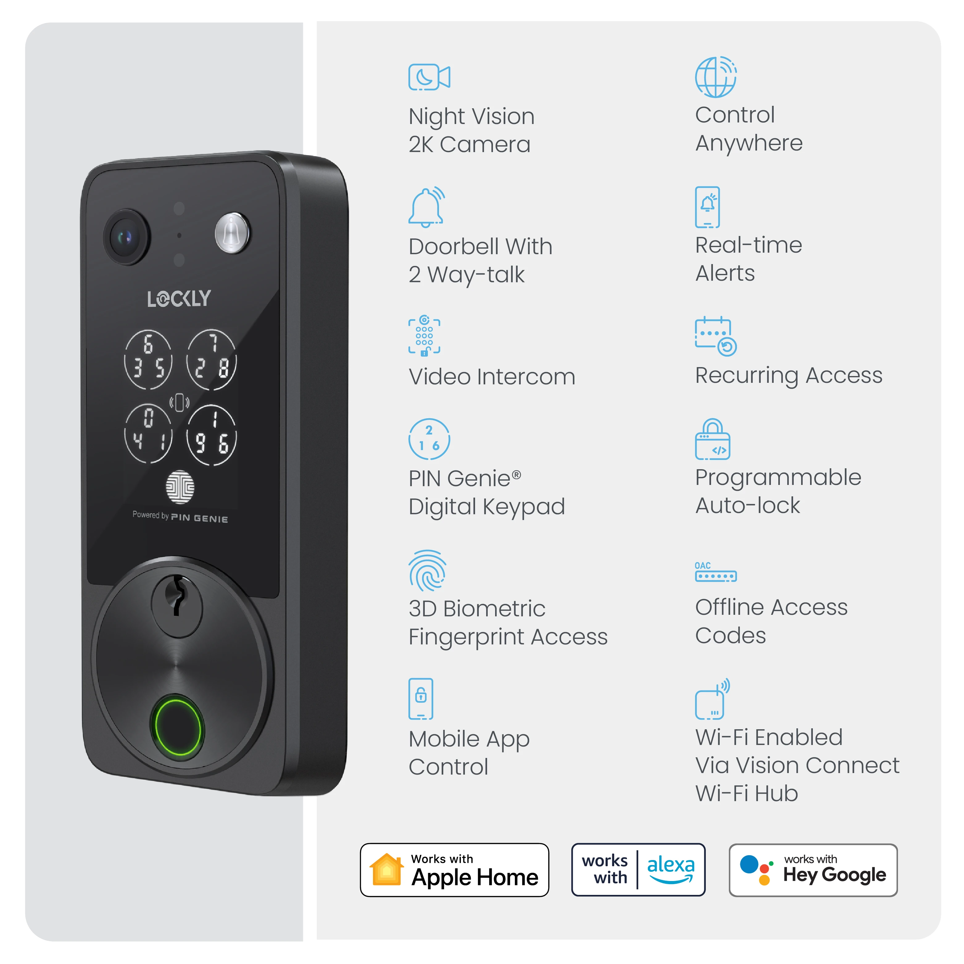 lockly-vision-zeno-series-video-smart-lock-t-rschloss-satin-nickel image 6