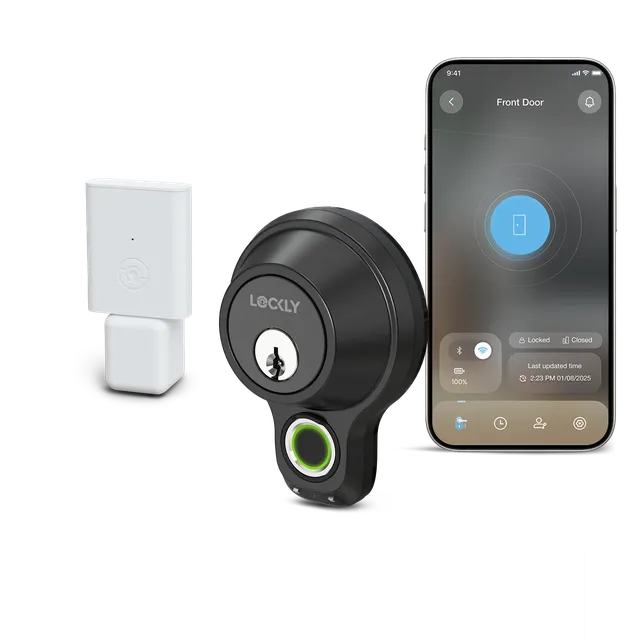 lockly-access-touch-pro-fingerprint-t-rschloss-matte-black image 1