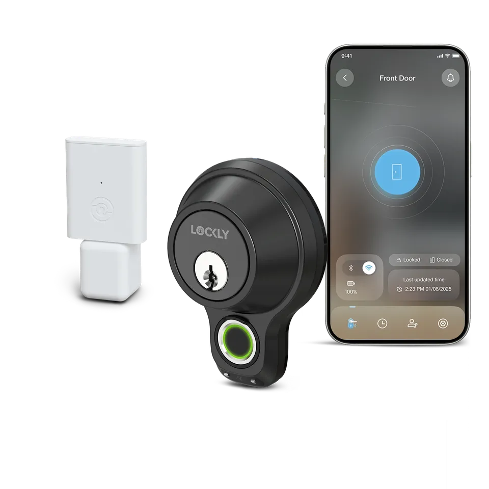lockly-access-touch-pro-fingerprint-t-rschloss-matte-black image 1