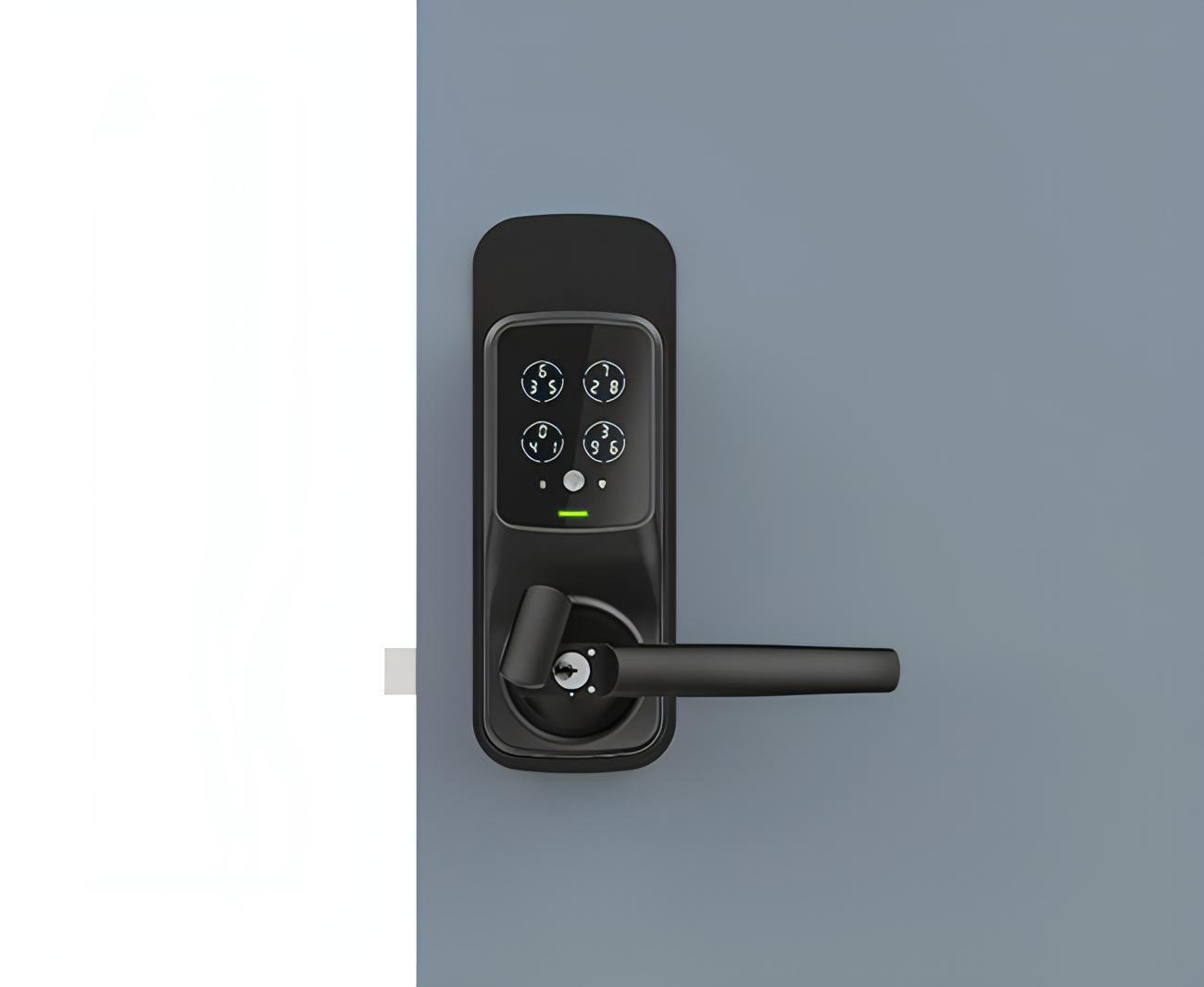 lockly-deadbolt-abdeckplatte-schloss-blende-latch-satin-nickel image 6