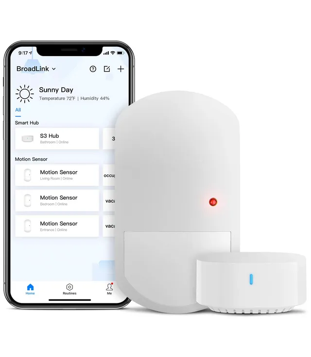 broadlink-motion-sensor-pir-bewegungsmelder-mit-hub-alexa image 1