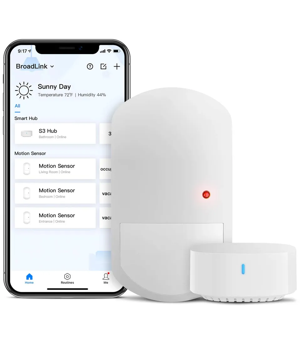 broadlink-motion-sensor-pir-bewegungsmelder-mit-hub-alexa image 1
