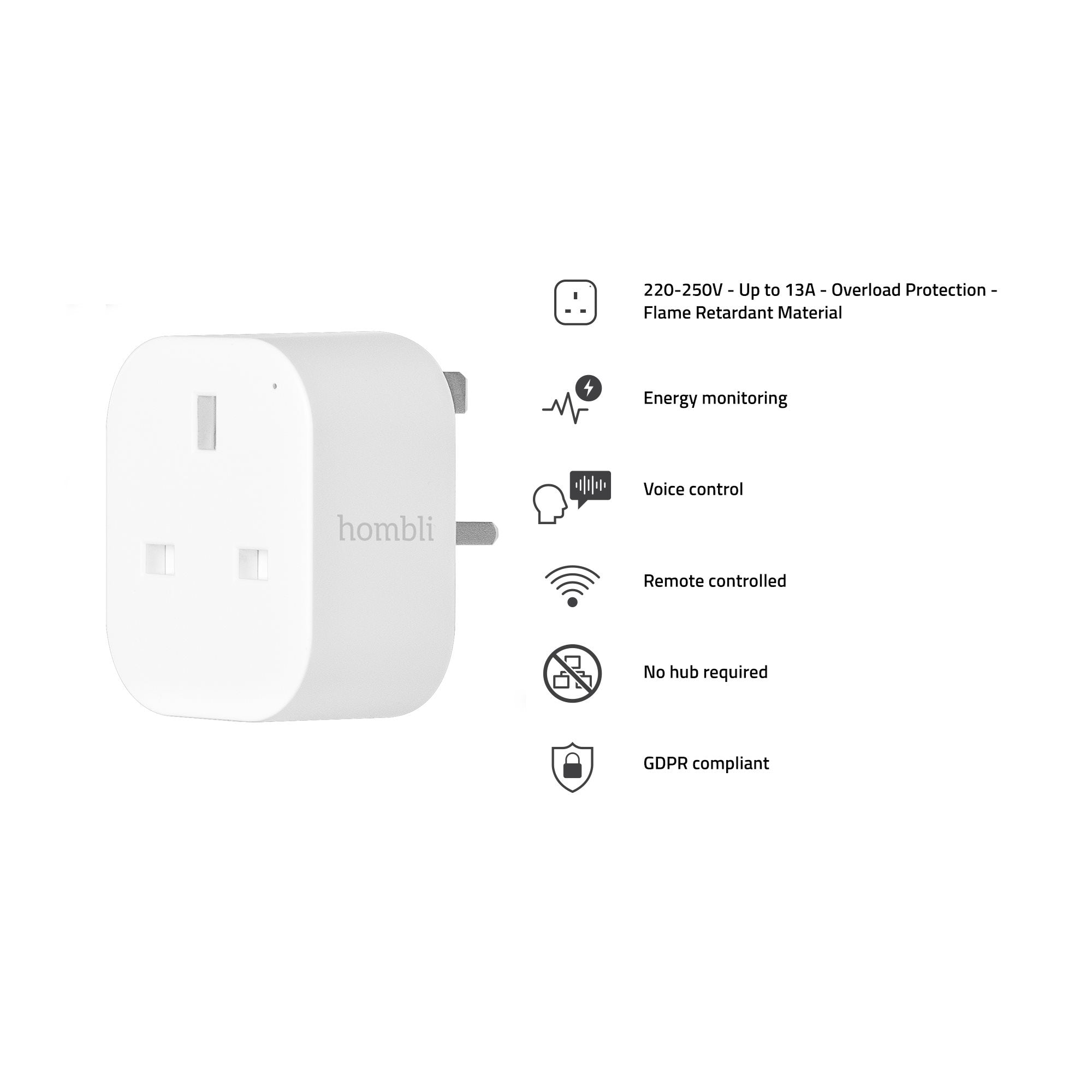 hombli-smart-socket-uk-wlan-steckdose-uk-mit-verbrauchsmessung image 3