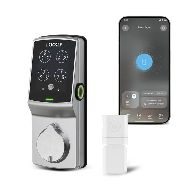 lockly-guard-secure-pro-deadbolt-smart-lock-satin-nickel image 1