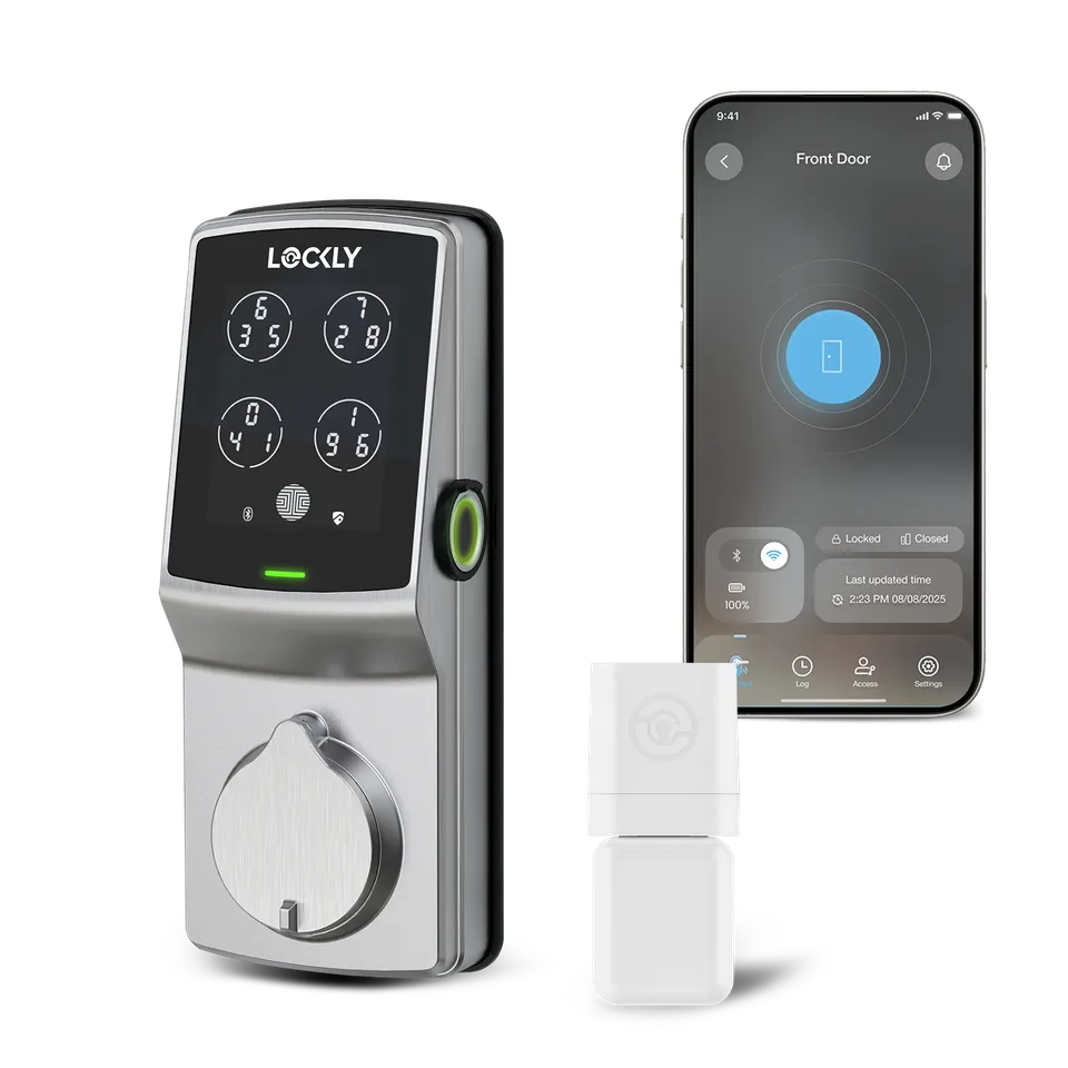 lockly-guard-secure-pro-deadbolt-smart-lock-satin-nickel image 1