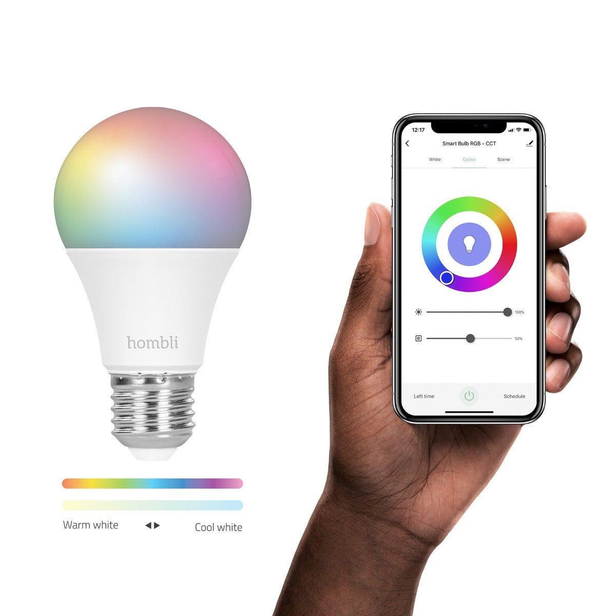 hombli-smart-bulb-e27-rgb-led-lampe-2er-pack-dimmbar image 5