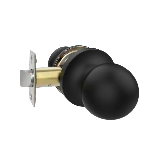 lockly-doorknob-t-rknauf-t-rgriff-mattschwarz image 1