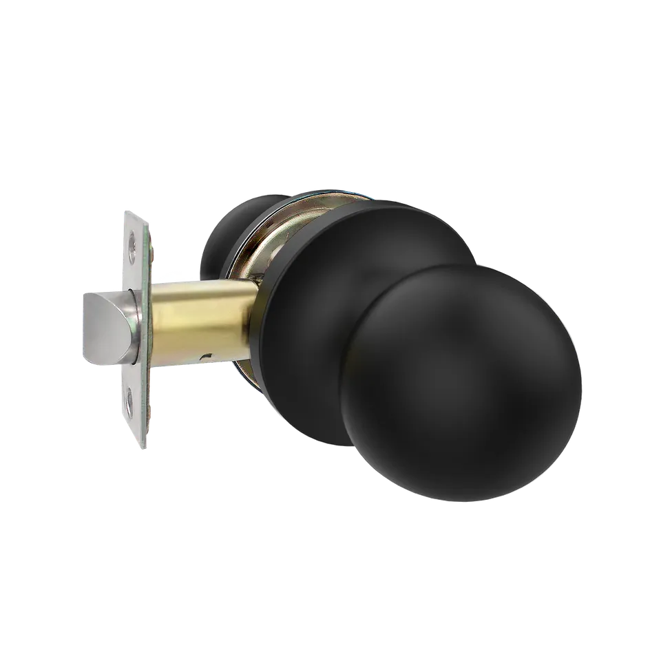 lockly-doorknob-t-rknauf-t-rgriff-mattschwarz image 1