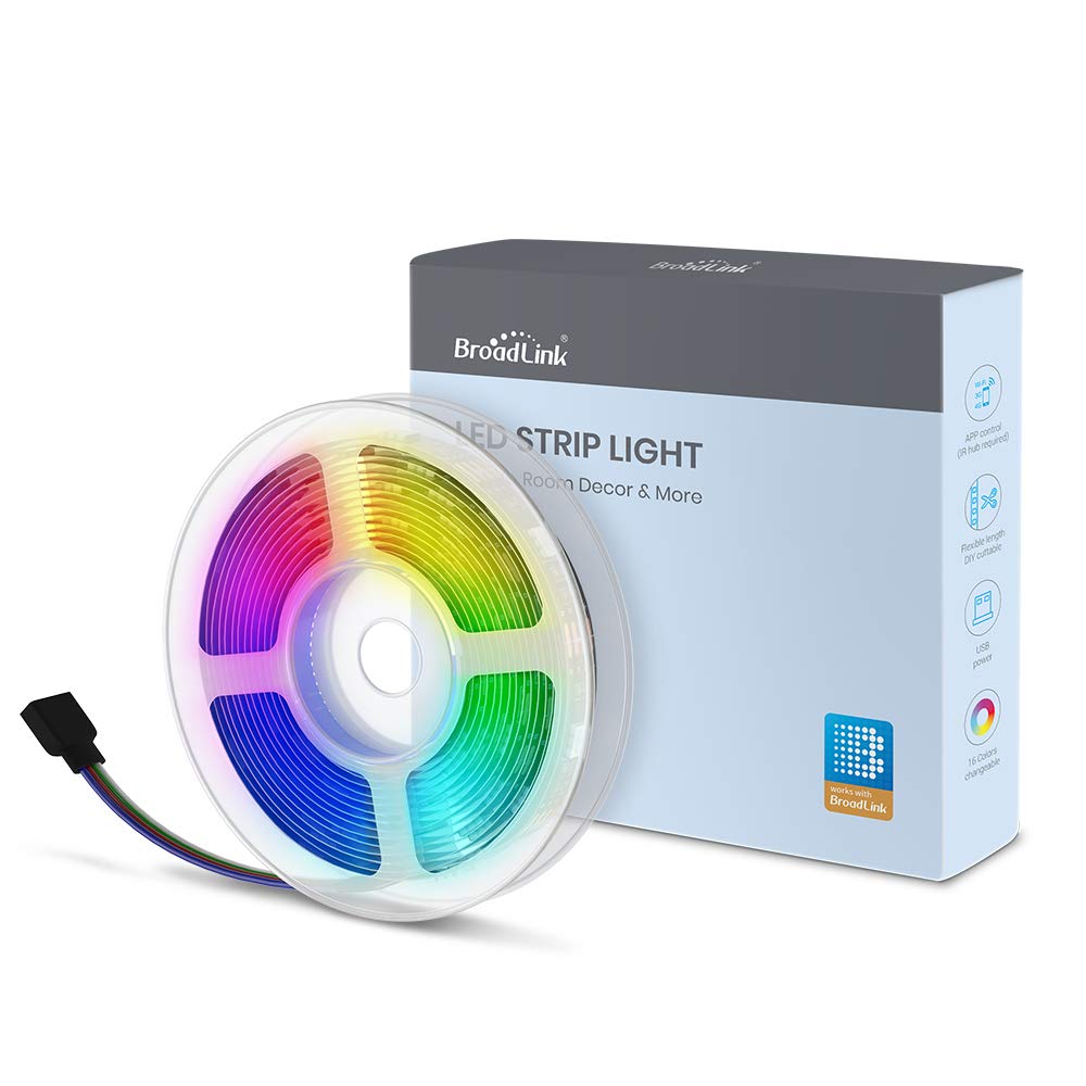 broadlink-smart-lighting-tv-led-streifen-3-m-rgb-mit-fernbedienung image 1