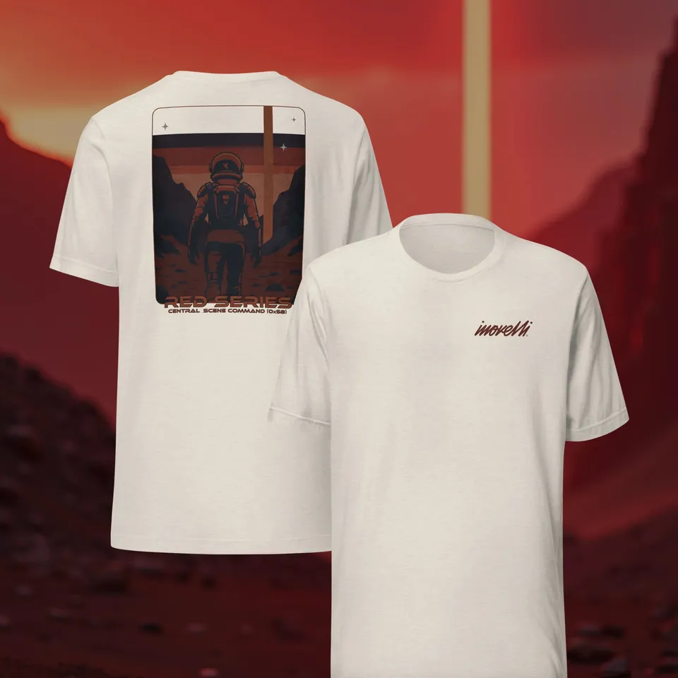 inovelli-red-series-vintage-t-shirt-oxblood-black-l image 1