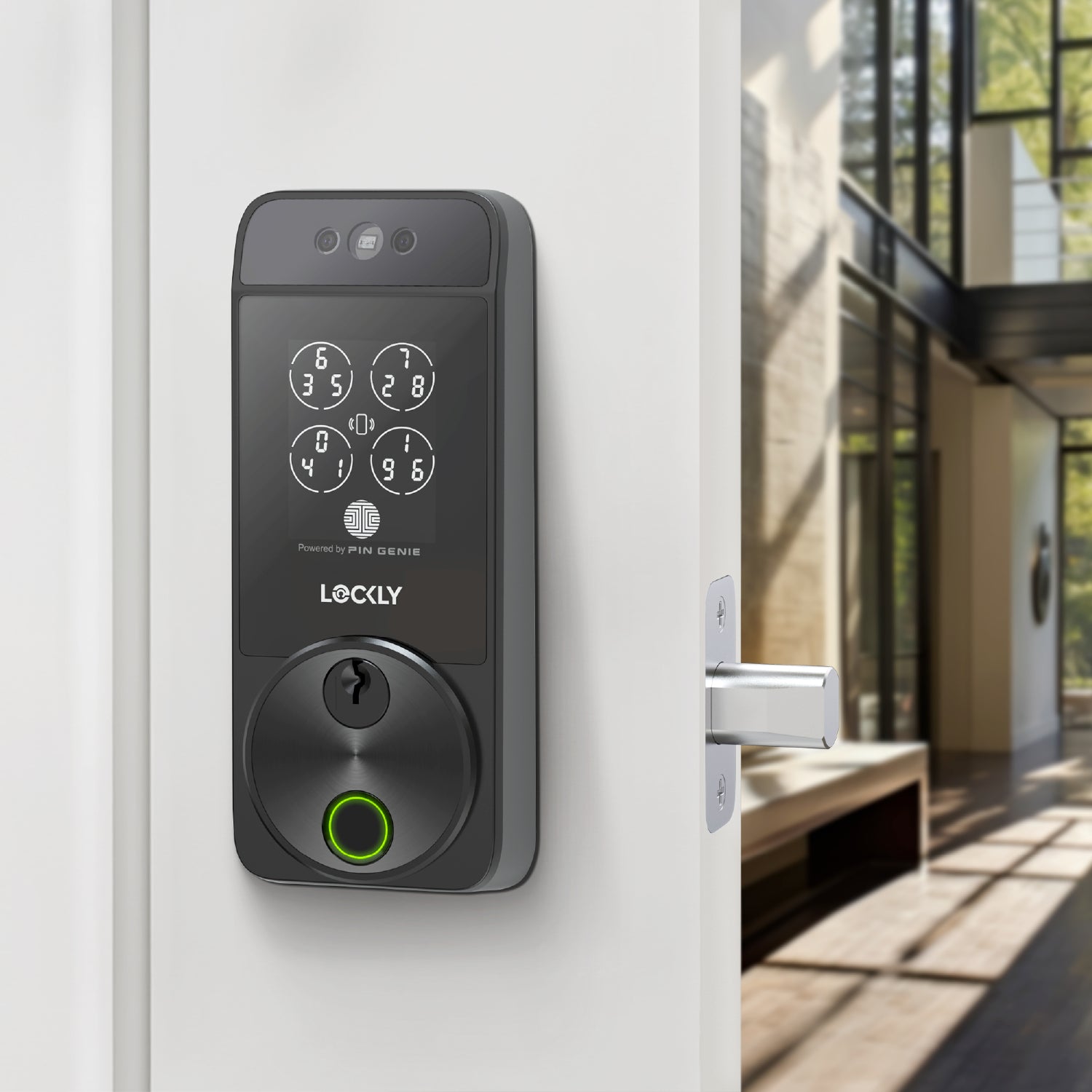 lockly-visage-zeno-series-smart-lock-gesichtserkennung-satin-nickel image 4