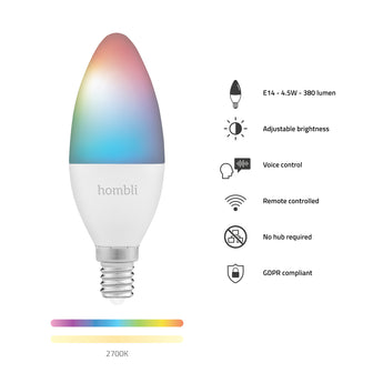 hombli-ambiance-smart-bulb-e14-rgb-cct-promo-pack-v2-led-lampe image 4