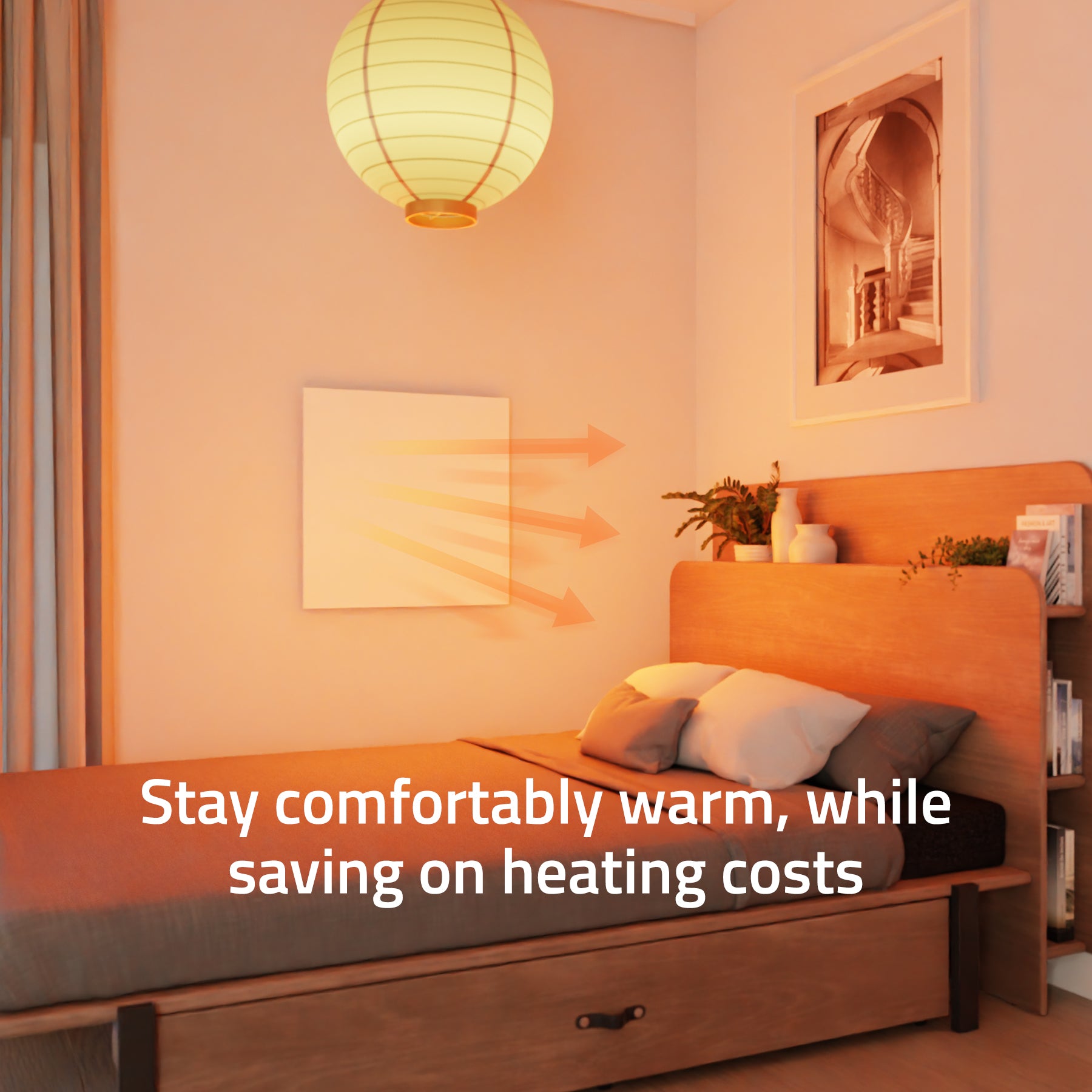 hombli-smart-infrared-panel-heater-400w-white-glass-heizpaneel-2 image 2