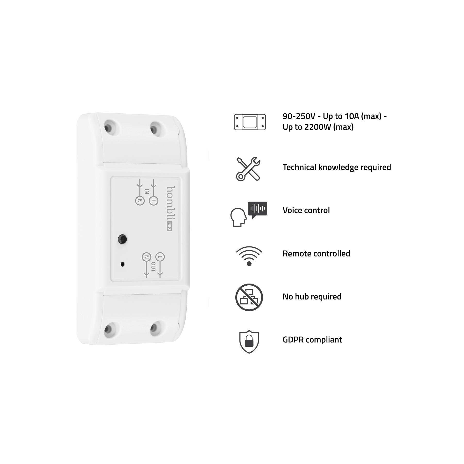 hombli-smart-switch-wlan-schalter-unterputz-mit-app-steuerung image 3
