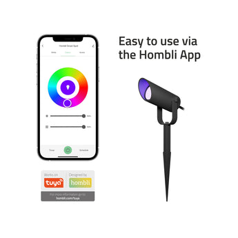 hombli-outdoor-smart-spot-light-erweiterung-gartenstrahler-einzeln-rgb image 5